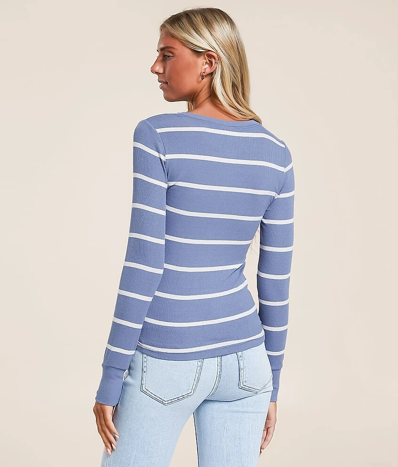 Jasmine Striped Henley