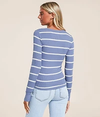 Jasmine Striped Henley