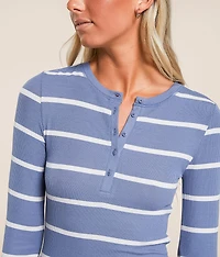 Jasmine Striped Henley