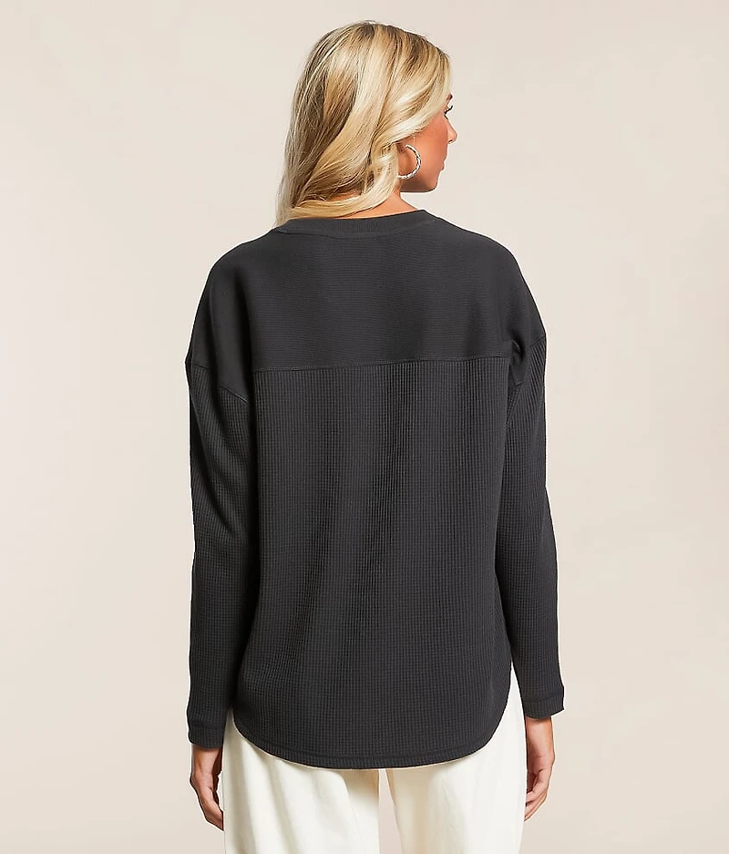 Lyla Waffle Knit Thermal Top