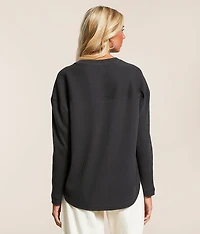 Lyla Waffle Knit Thermal Top