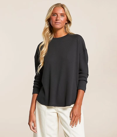 Lyla Waffle Knit Thermal Top