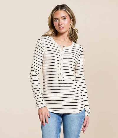 Katya Striped Henley