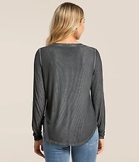 Clarie Lace-Up Top