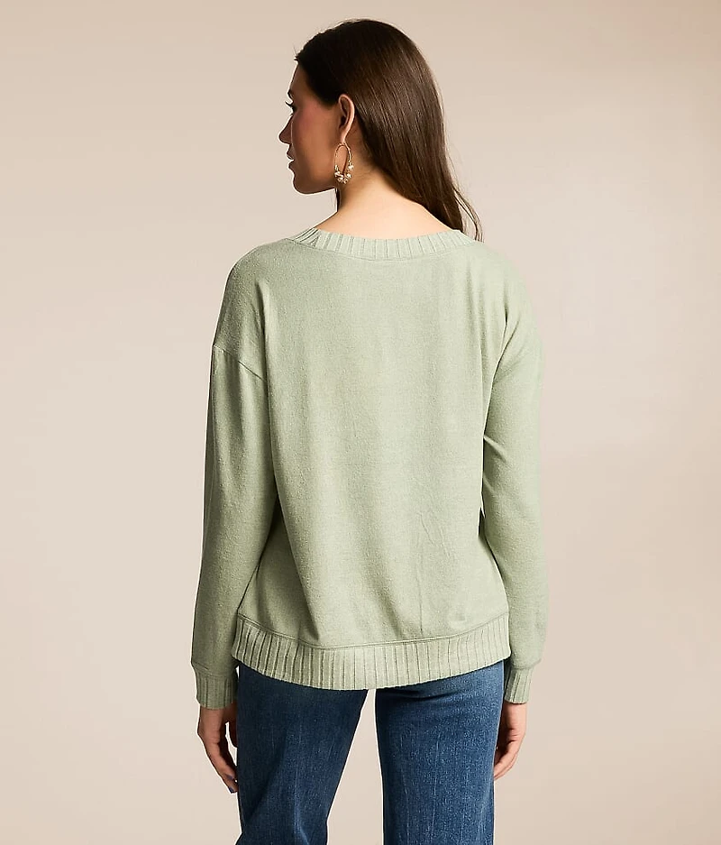 Gwen Silky Knit Top