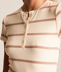 Jasmine Striped Henley