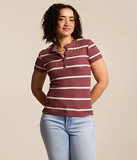 Jasmine Striped Henley