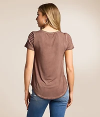 Eloise Cross Sleek Top