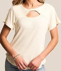 Ruby Twisted Keyhole Top