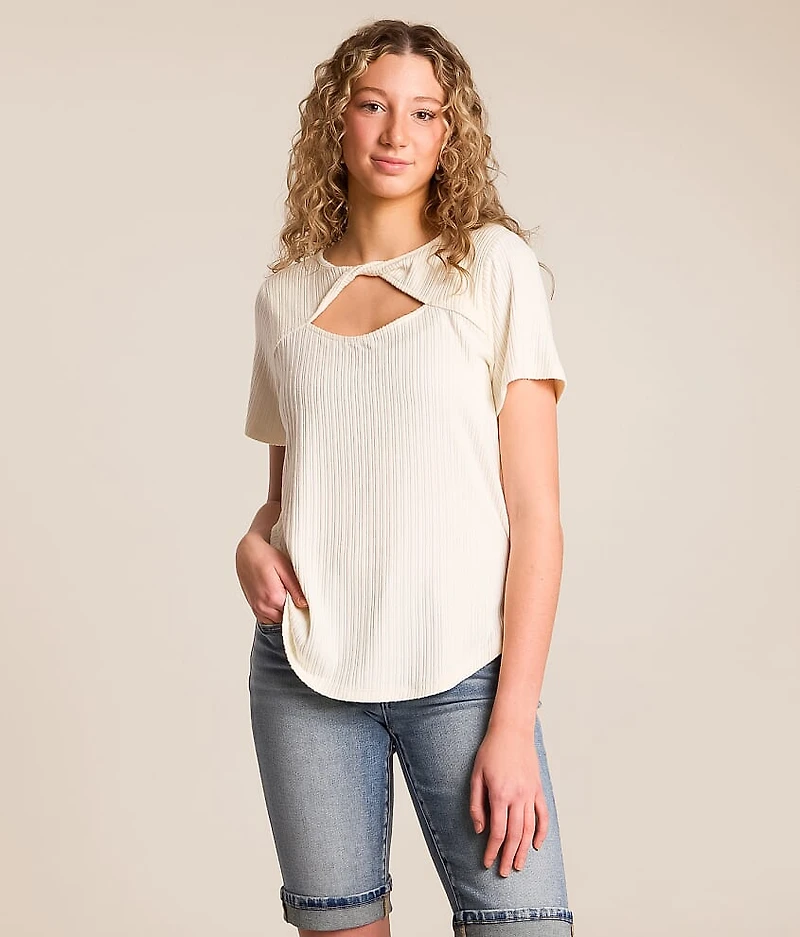 Ruby Twisted Keyhole Top