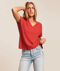 Elliott Waffle Knit Top