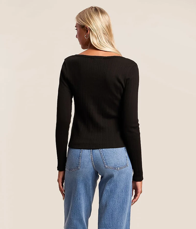 Shay Ribbed Henley