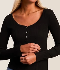 Shay Ribbed Henley