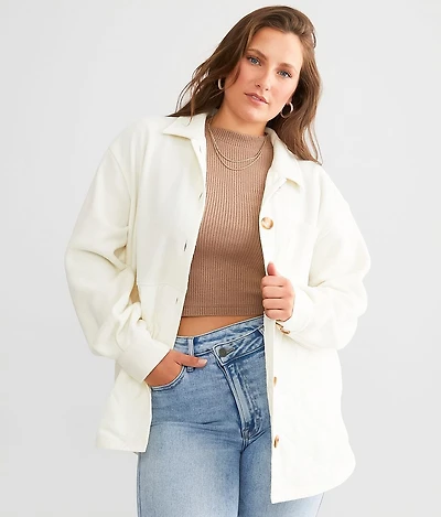 Jump Start Fleece Shacket