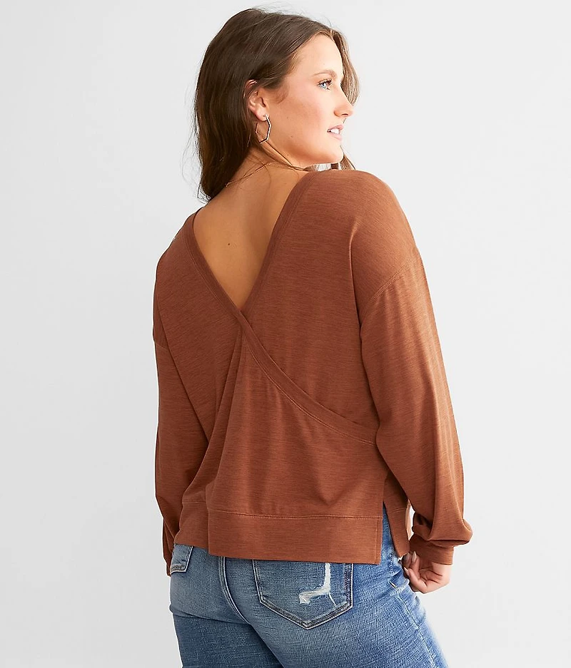 Active Surplice Reversible Top