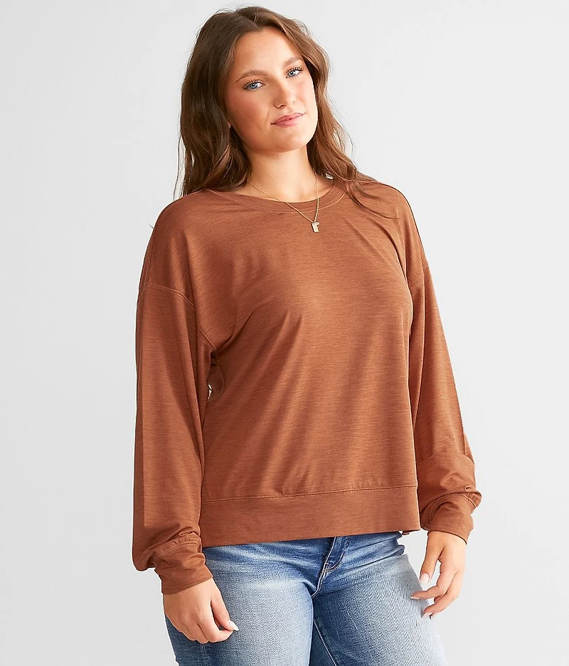 Active Surplice Reversible Top