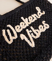 Weekend Vibes Jute Tote