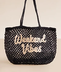 Weekend Vibes Jute Tote