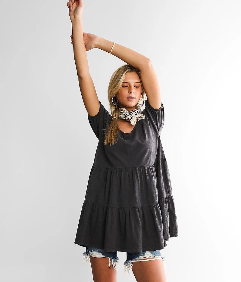 Ocean Tiered Tunic Top