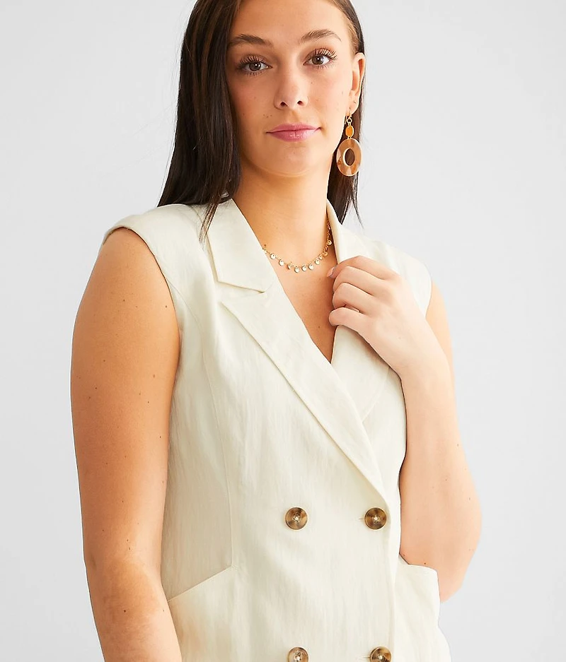 Joanne Blazer Mini Dress