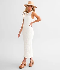 Mallorca Crochet Midi Dress