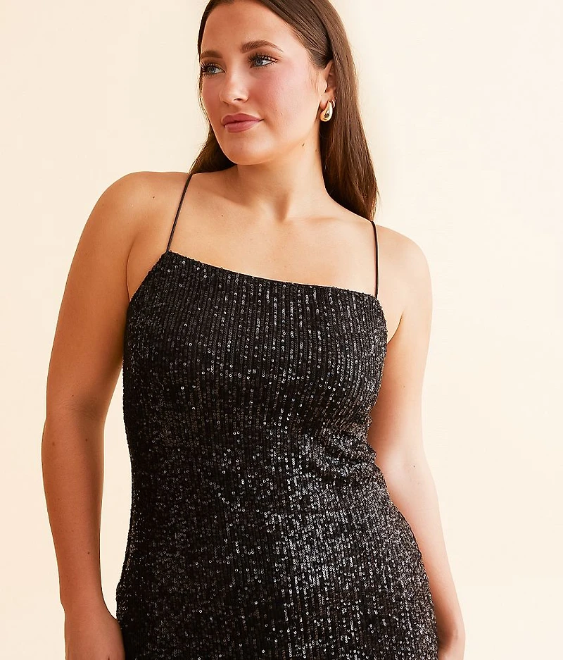 Paulina Sequin Maxi Dress
