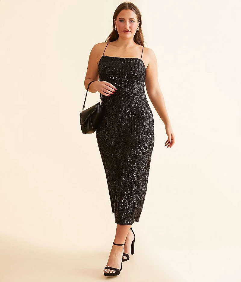 Paulina Sequin Maxi Dress