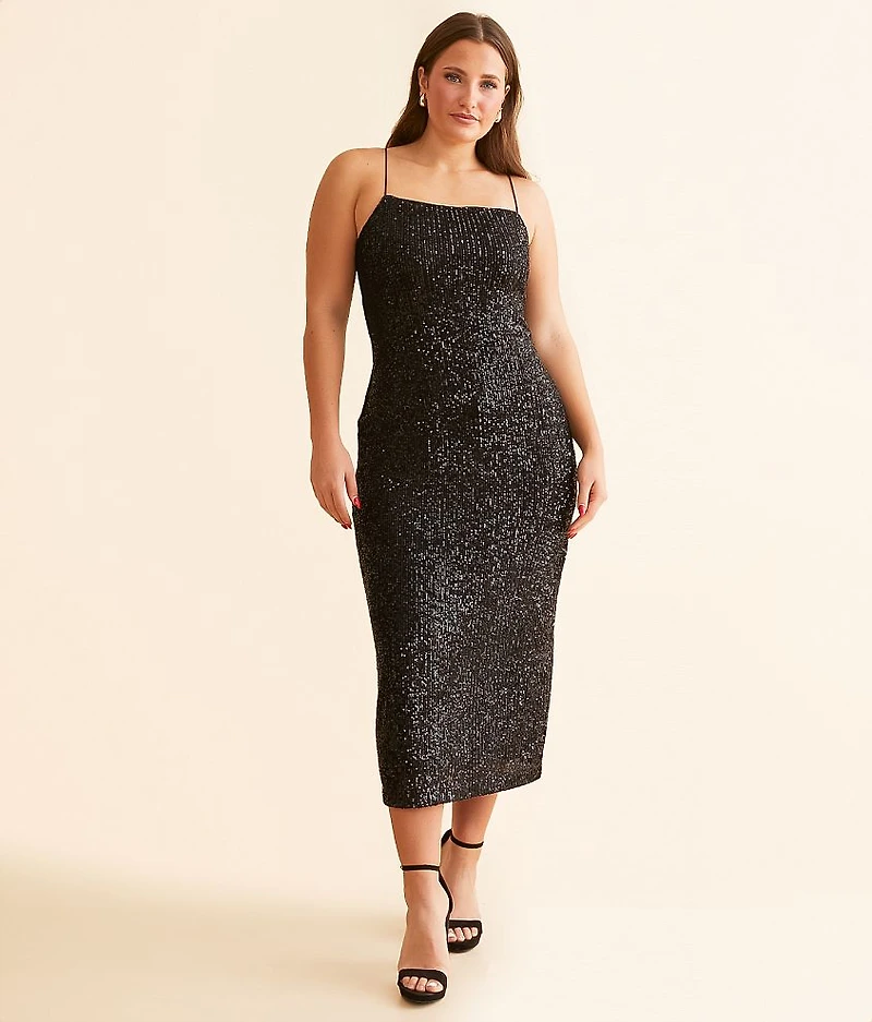 Paulina Sequin Maxi Dress