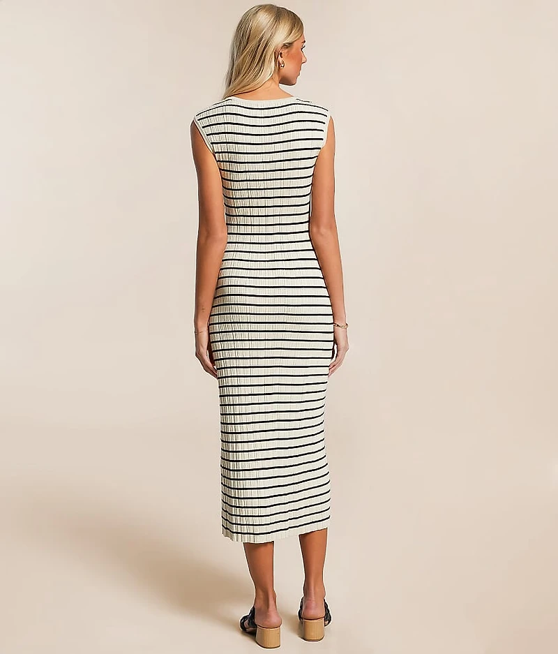 Gisele Striped Midi Dress