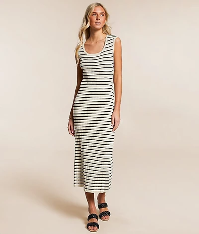Gisele Striped Midi Dress