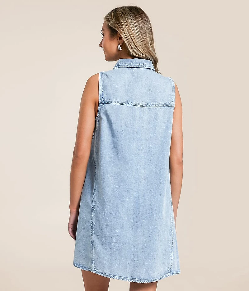 New Day Twill Mini Dress