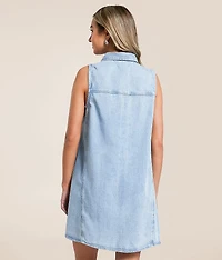 New Day Twill Mini Dress