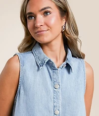 New Day Twill Mini Dress
