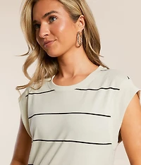 Calabasas Striped Midi Dress