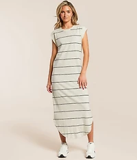 Calabasas Striped Midi Dress
