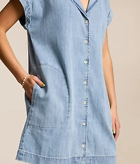 Napa Denim Mini Dress