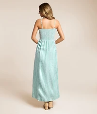 Bayside Striped Midi Dress
