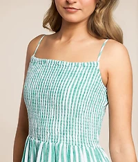 Bayside Striped Midi Dress