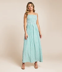 Bayside Striped Midi Dress