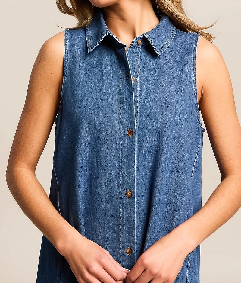 New Day Denim Mini Tank Dress