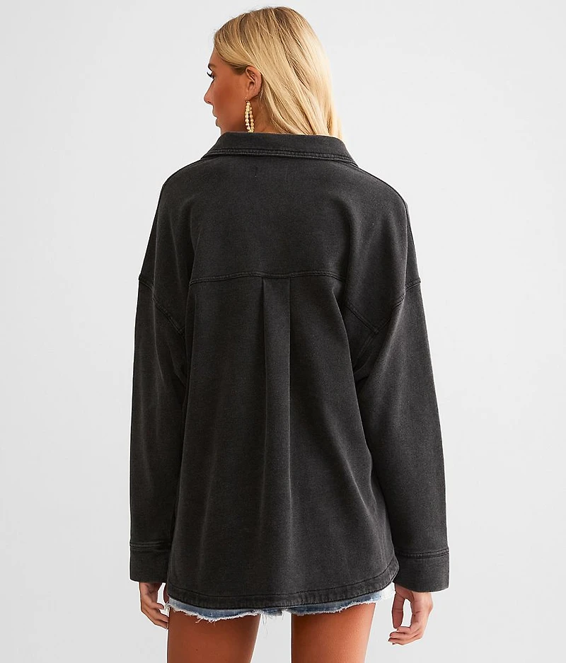 All Day Knit Denim Shirt