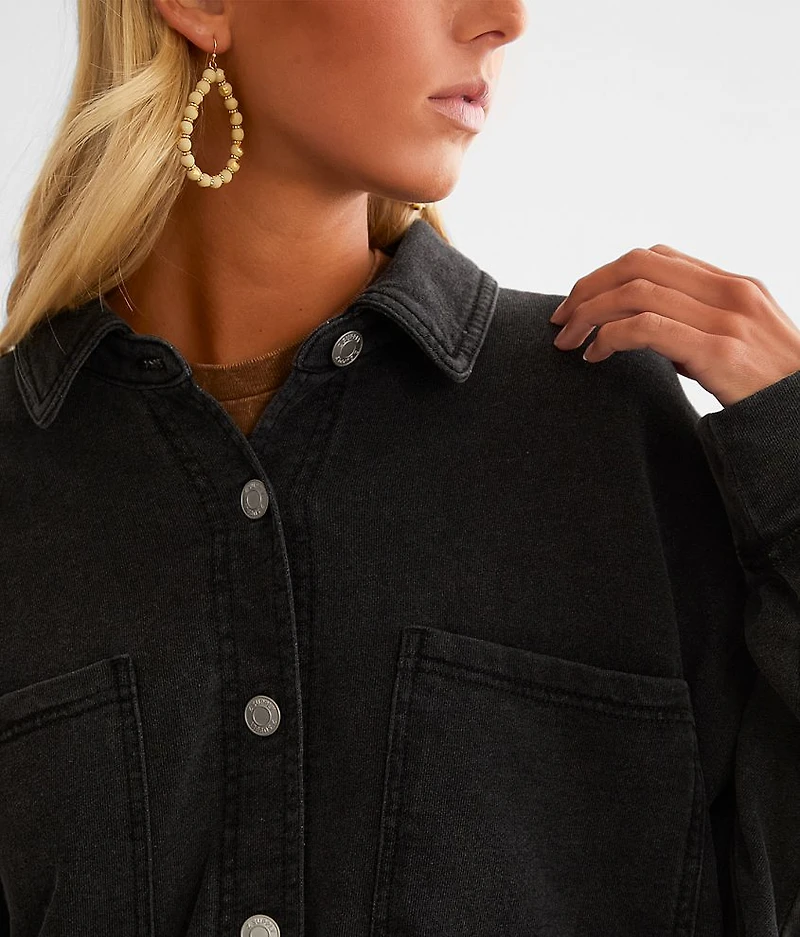 All Day Knit Denim Shirt