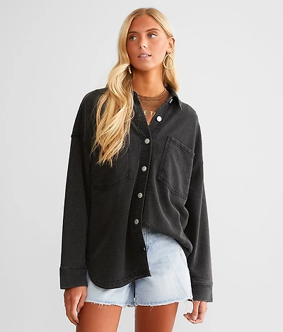 All Day Knit Denim Shirt