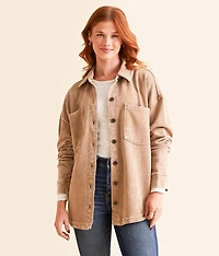 All Day Washed Knit Shacket