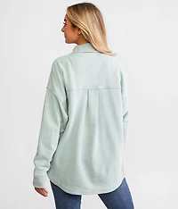 All Day Washed Knit Shacket