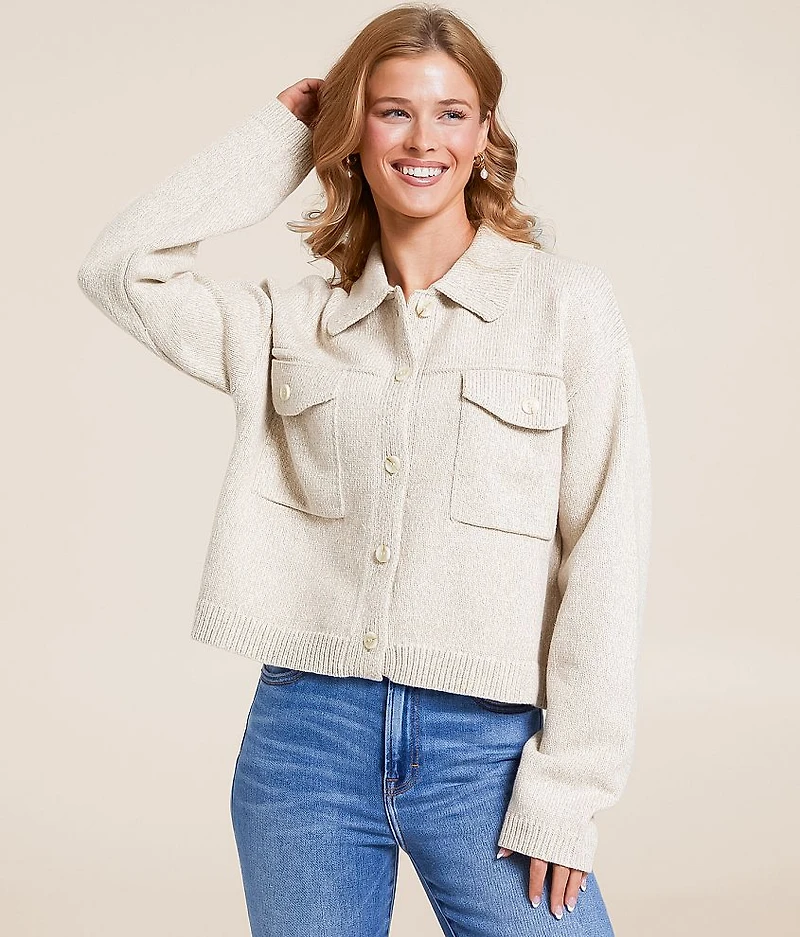 Cielo Cropped Cardigan Sweater