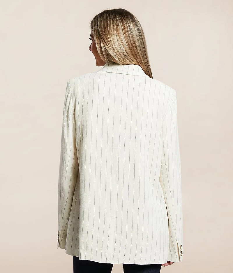 Livingstone Pinstripe Blazer