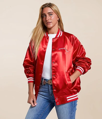 Z Supply Rodeo Days Satin Retro Jacket
