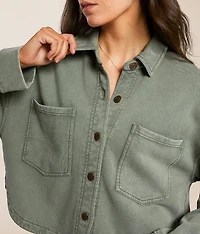 All Day Cropped Shacket