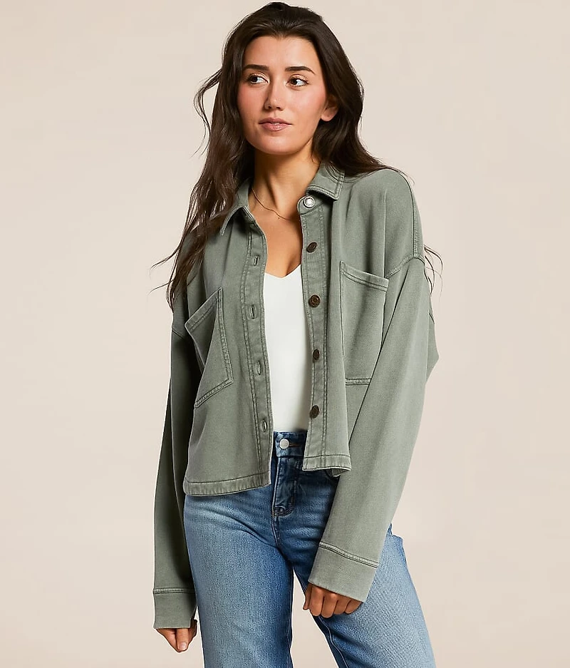Z Supply All Day Cropped Shacket